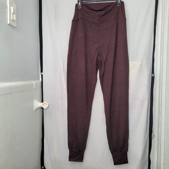 Liu & Qu Maternity Women's Casual Pants Stretchy Comfortable  Brown Size XL - Picture 2 of 8